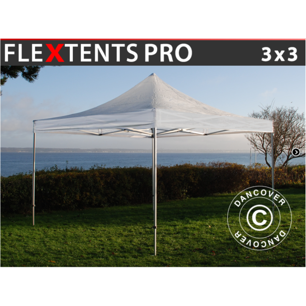 FleXtents PRO 3x3m PVC, Transparent
