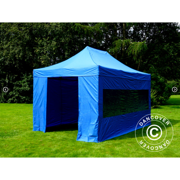 Flextents PRO 3x4,5m inkl 4st sidovggar