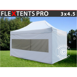 Flextents PRO 3x4,5m inkl 4st sidovggar