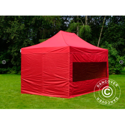 Flextents PRO 3x4,5m inkl 4st sidovggar