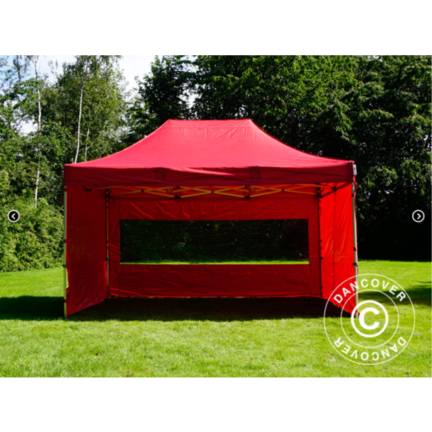 Flextents PRO 3x4,5m inkl 4st sidovggar