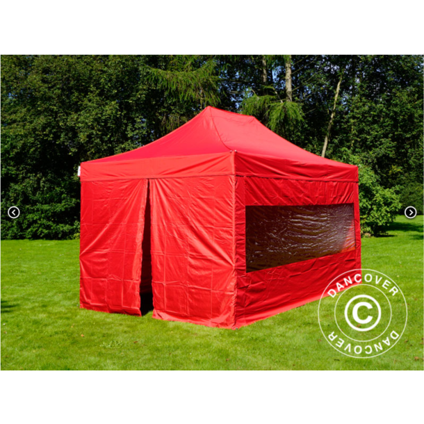 Flextents PRO 3x4,5m inkl 4st sidovggar