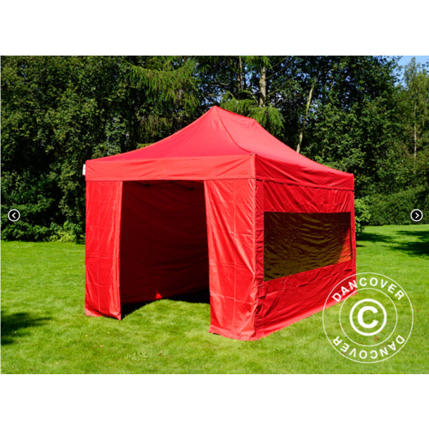 Flextents PRO 3x4,5m inkl 4st sidovggar