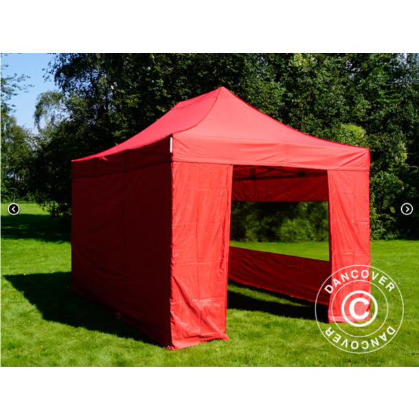 Flextents PRO 3x4,5m inkl 4st sidovggar