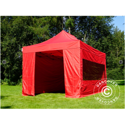 Flextents PRO 3x4,5m inkl 4st sidovggar