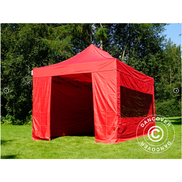 Flextents PRO 3x4,5m inkl 4st sidovggar