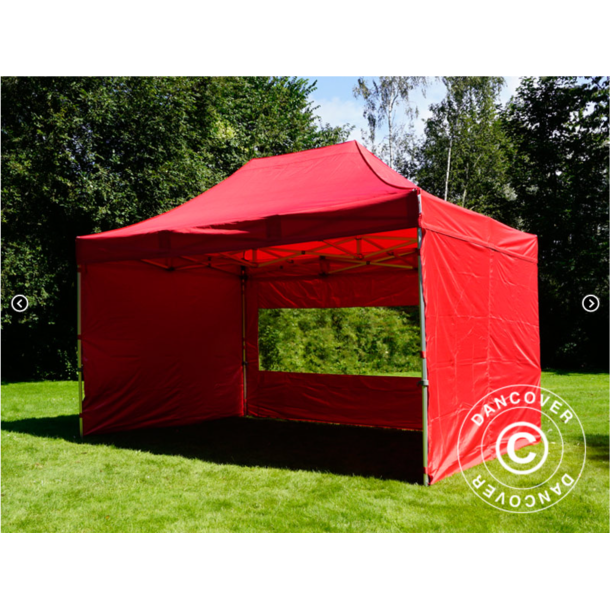 Flextents PRO 3x4,5m inkl 4st sidovggar