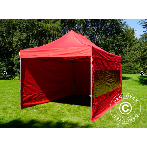 Flextents PRO 3x4,5m inkl 4st sidovggar