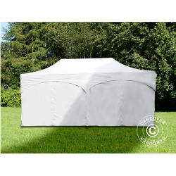 FleXtents PRO 3x6m "Arched" inkl 6st sidor, Vit
