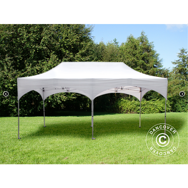 FleXtents PRO 3x6m "Arched" inkl 6st sidor, Vit