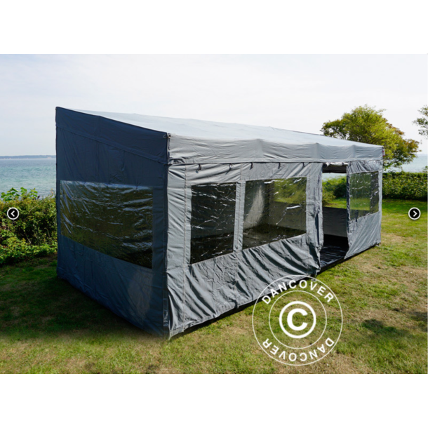 Flextents PRO 3x6m "Trapezo" inkl 4st sidovggar