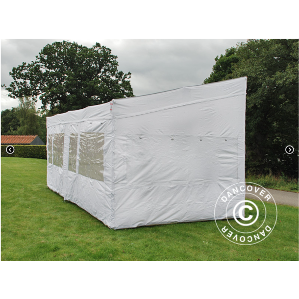 Flextents PRO 3x6m "Trapezo" inkl 4st sidovggar