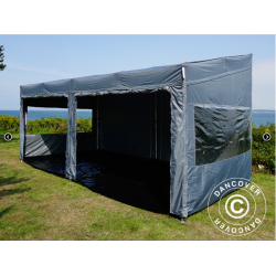 Flextents PRO 3x6m "Trapezo" inkl 4st sidovggar