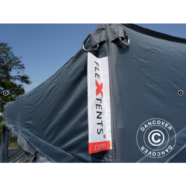 Flextents PRO 3x6m "Trapezo" inkl 4st sidovggar
