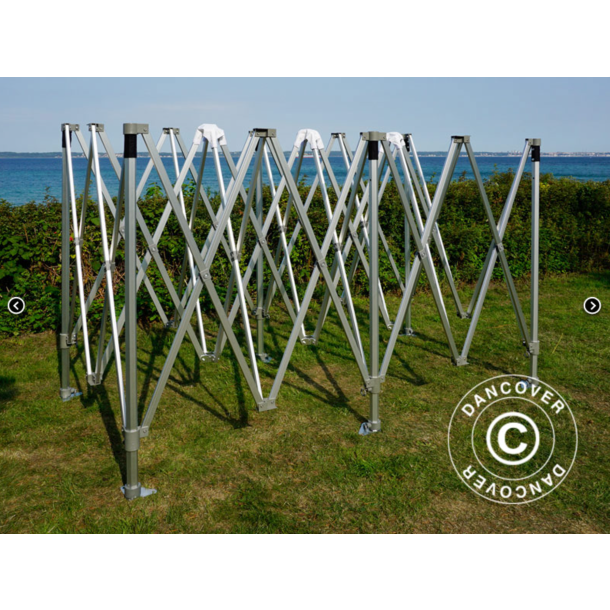 Flextents PRO 3x6m "Trapezo" inkl 4st sidovggar