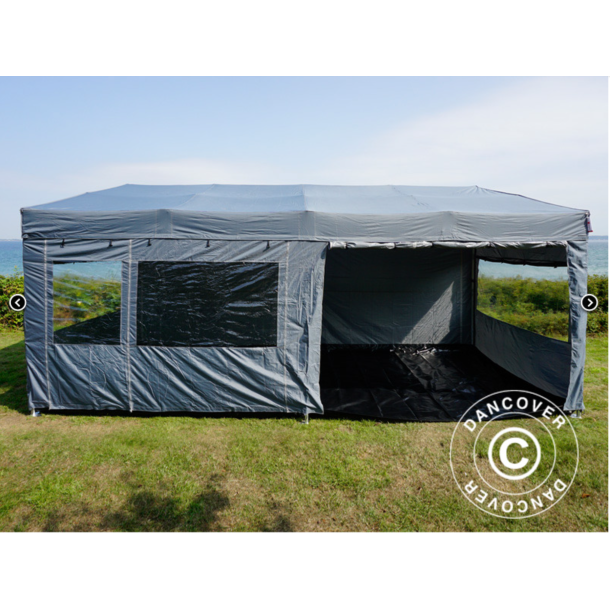 Flextents PRO 3x6m "Trapezo" inkl 4st sidovggar