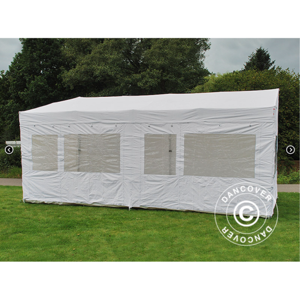 Flextents PRO 3x6m "Trapezo" inkl 4st sidovggar