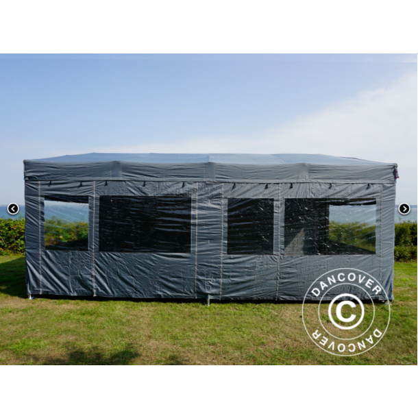 Flextents PRO 3x6m "Trapezo" inkl 4st sidovggar