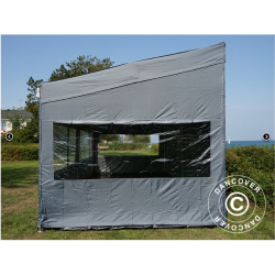 Flextents PRO 3x6m "Trapezo" inkl 4st sidovggar