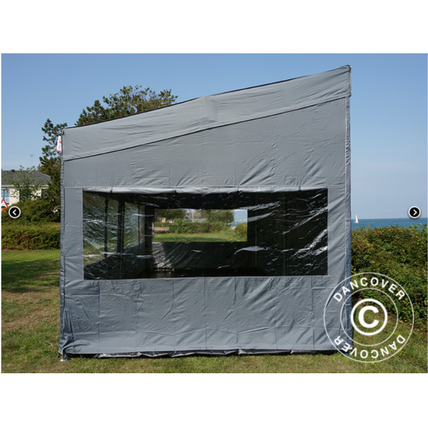 Flextents PRO 3x6m "Trapezo" inkl 4st sidovggar