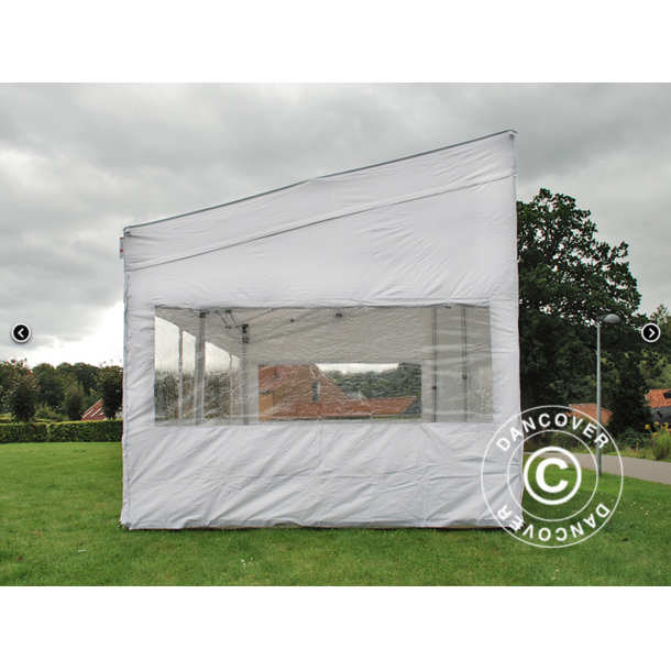 Flextents PRO 3x6m "Trapezo" inkl 4st sidovggar