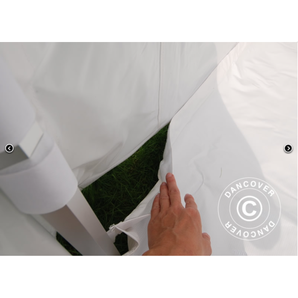 Flextents PRO 3x6m "Trapezo" inkl 4st sidovggar