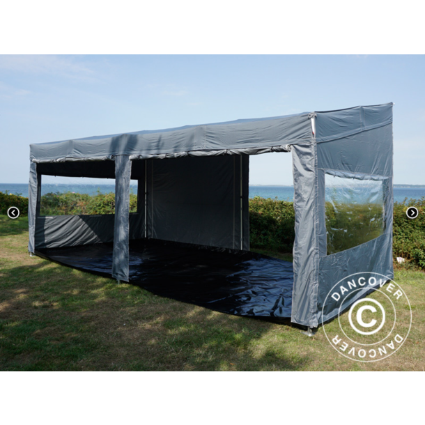 Flextents PRO 3x6m "Trapezo" inkl 4st sidovggar