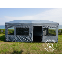 Flextents PRO 3x6m "Trapezo" inkl 4st sidovggar