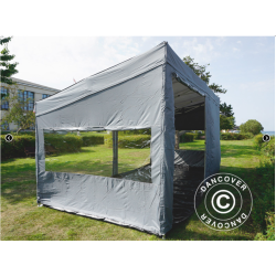 Flextents PRO 3x6m "Trapezo" inkl 4st sidovggar
