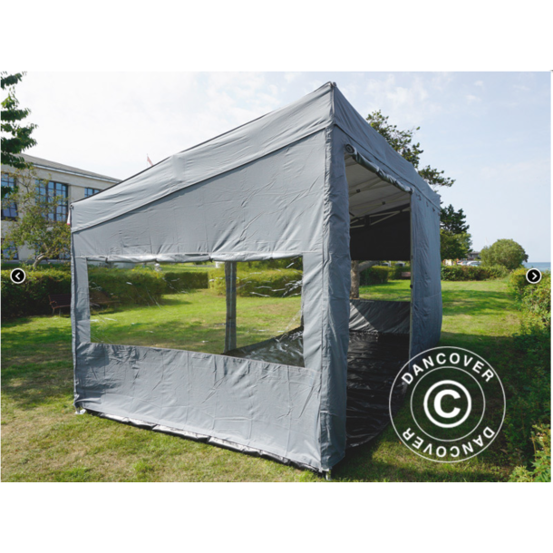 Flextents PRO 3x6m "Trapezo" inkl 4st sidovggar