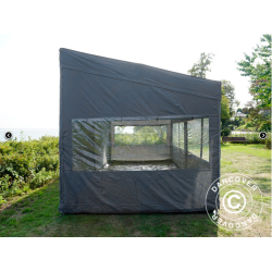 Flextents PRO 3x6m "Trapezo" inkl 4st sidovggar