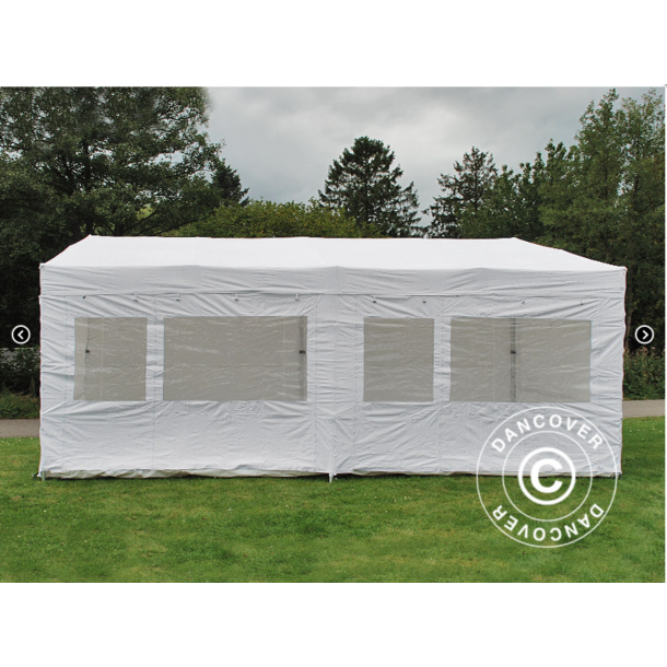 Flextents PRO 3x6m "Trapezo" inkl 4st sidovggar