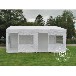 Flextents PRO 3x6m "Trapezo" inkl 4st sidovggar