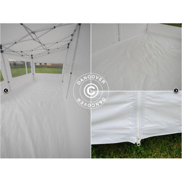 Flextents PRO 3x6m "Trapezo" inkl 4st sidovggar