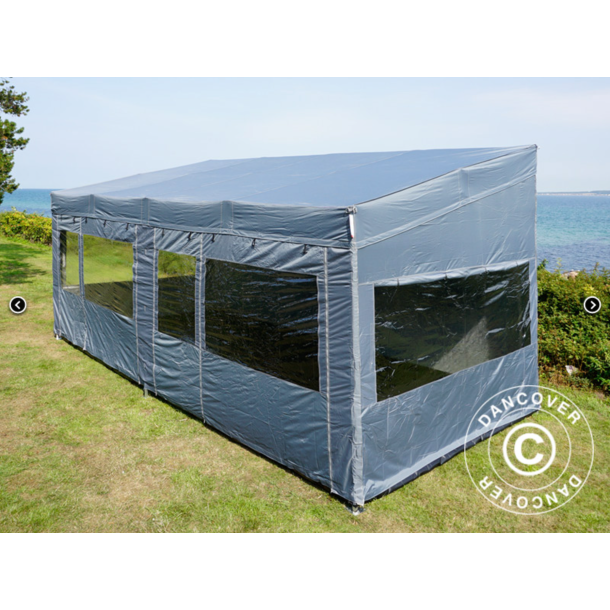 Flextents PRO 3x6m "Trapezo" inkl 4st sidovggar