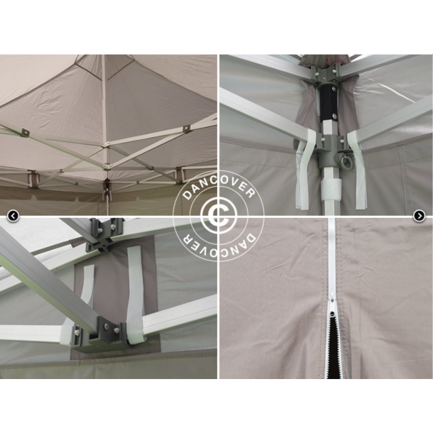 FleXtents PRO 3x6m inkl 6st sidovggar