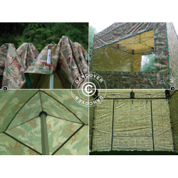 FleXtents PRO 3x6m inkl 6st sidovggar