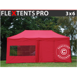 FleXtents PRO 3x6m inkl 6st sidovggar