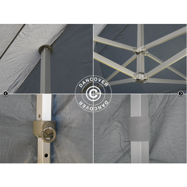 FleXtents PRO 3x6m inkl 6st sidovggar