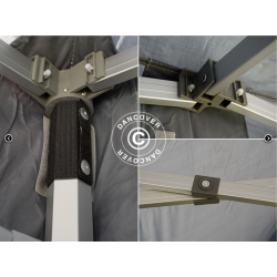 FleXtents PRO 3x6m inkl 6st sidovggar