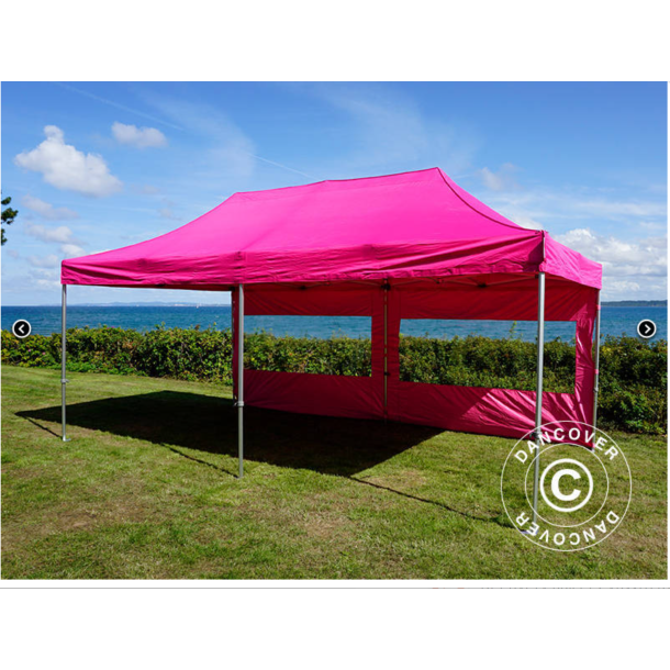 FleXtents PRO 3x6m inkl 6st sidovggar