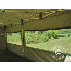 FleXtents PRO 3x6m inkl 6st sidovggar