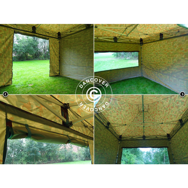 FleXtents PRO 3x6m inkl 6st sidovggar