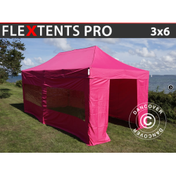 FleXtents PRO 3x6m inkl 6st sidovggar