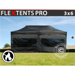 FleXtents PRO 3x6m "Flamsker" inkl. 6st sidor