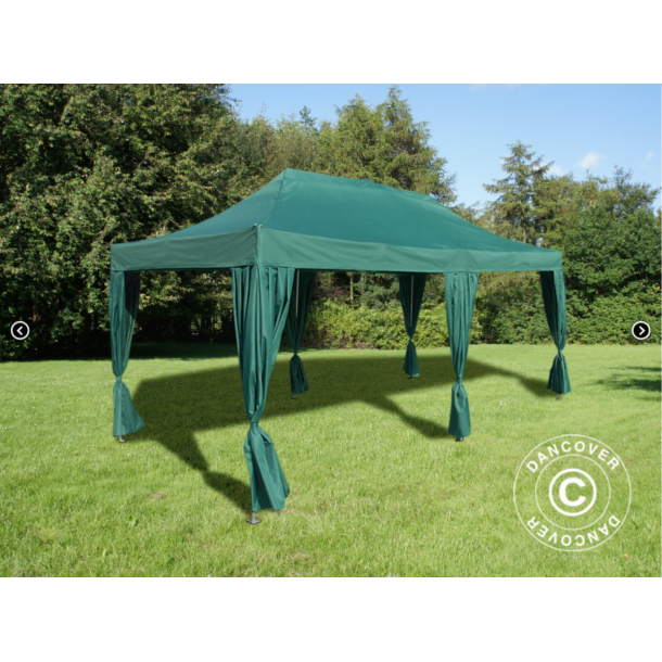 Flextents PRO 3x6m inkl. 6st dekorativa hrngardiner