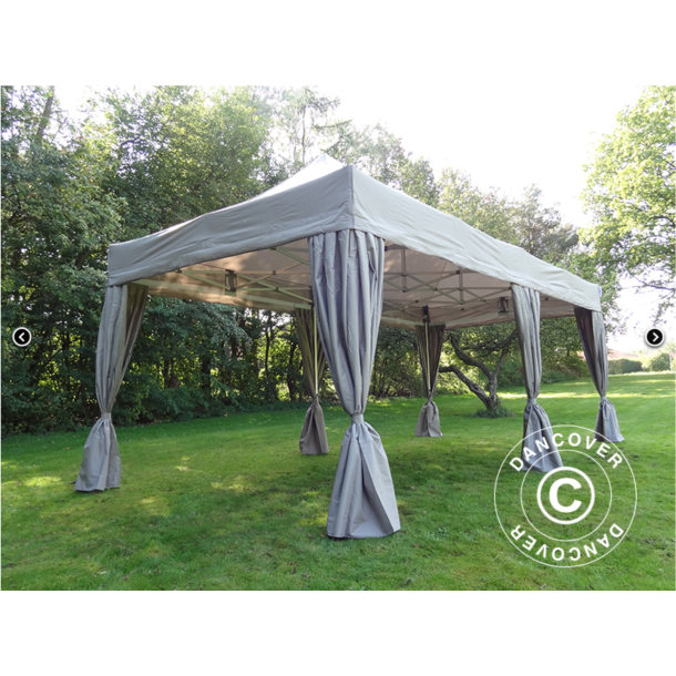Flextents PRO 3x6m inkl. 6st dekorativa hrngardiner