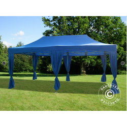 Flextents PRO 3x6m inkl. 6st dekorativa hrngardiner