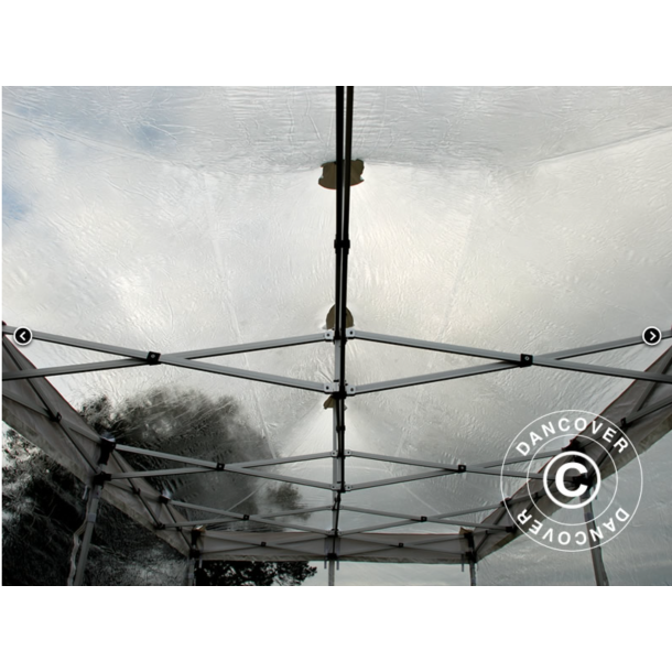 FleXtents PRO 3x6m PVC inkl 6st sidor, Transparent