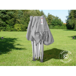 FleXtents PRO 4x4m "Peaked" inkl 4st sidor, Latte